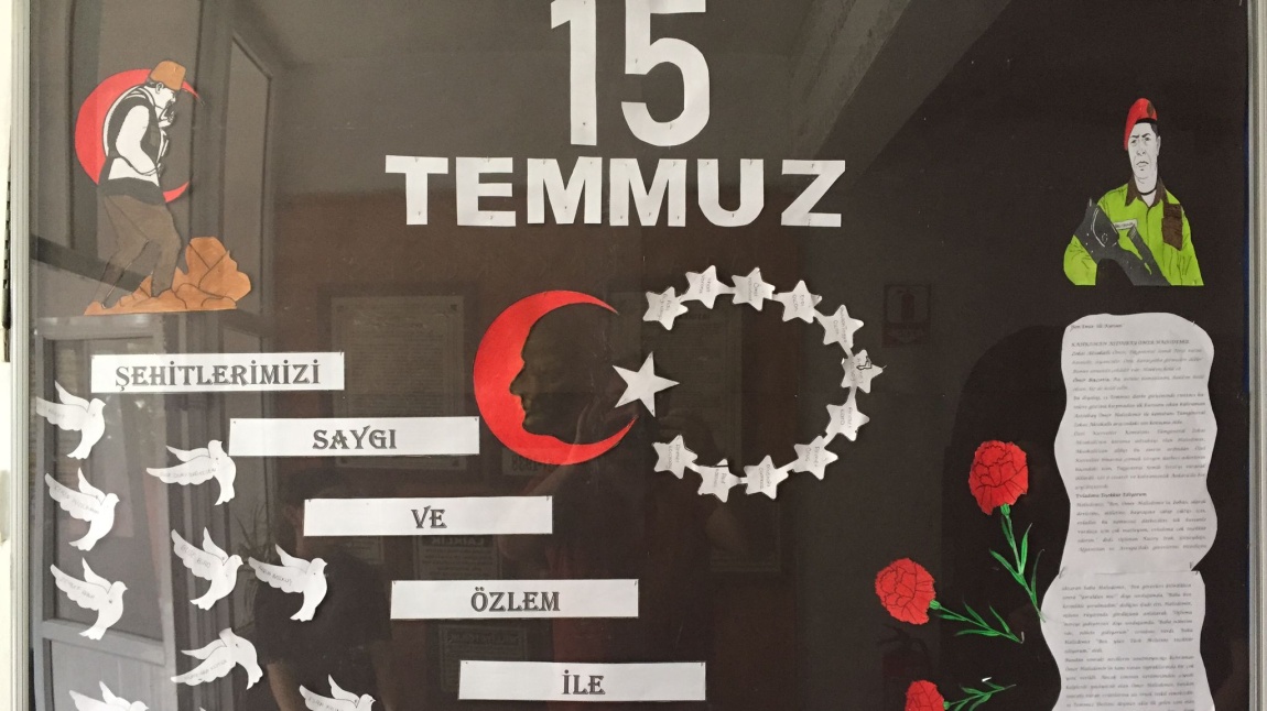 15 TEMMUZ ŞEHİTLERİMİZİ ANMA ETKİNLİĞİ